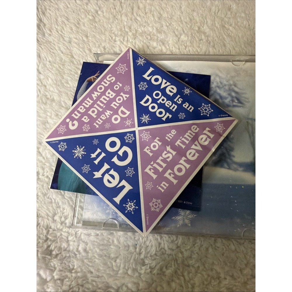 Walt Disney Records Frozen The Songs Collector's Edition CD Sticker Anna Olaf - Picture 8 of 12